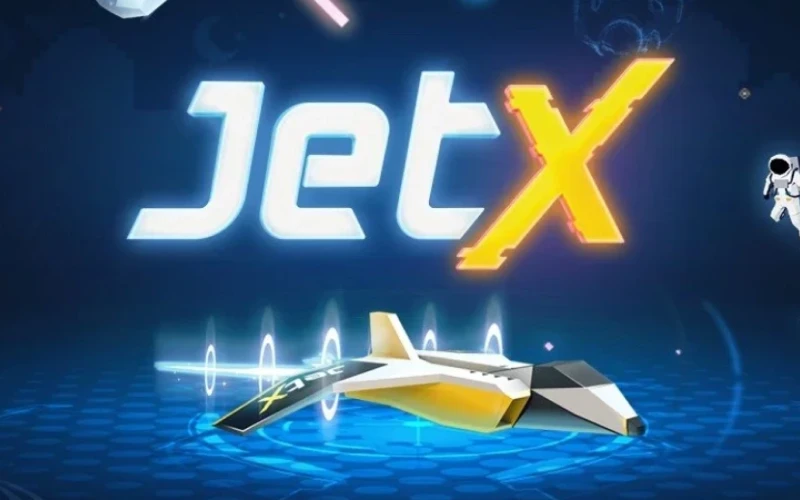 Choose the game JetX from the Crash section from Melbet.