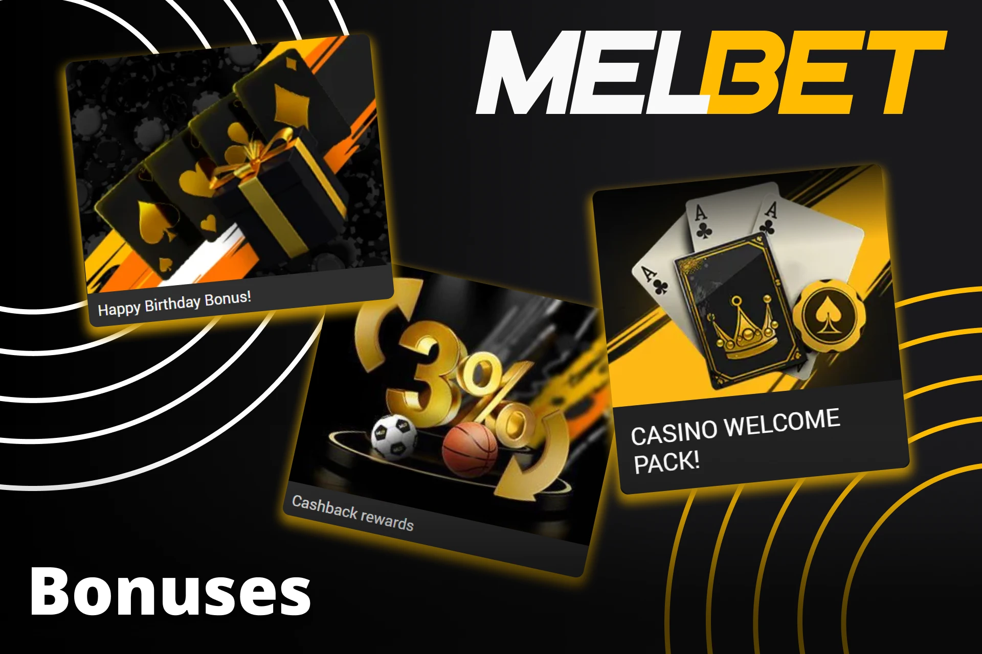 Melbet gives bonuses for games to all users.