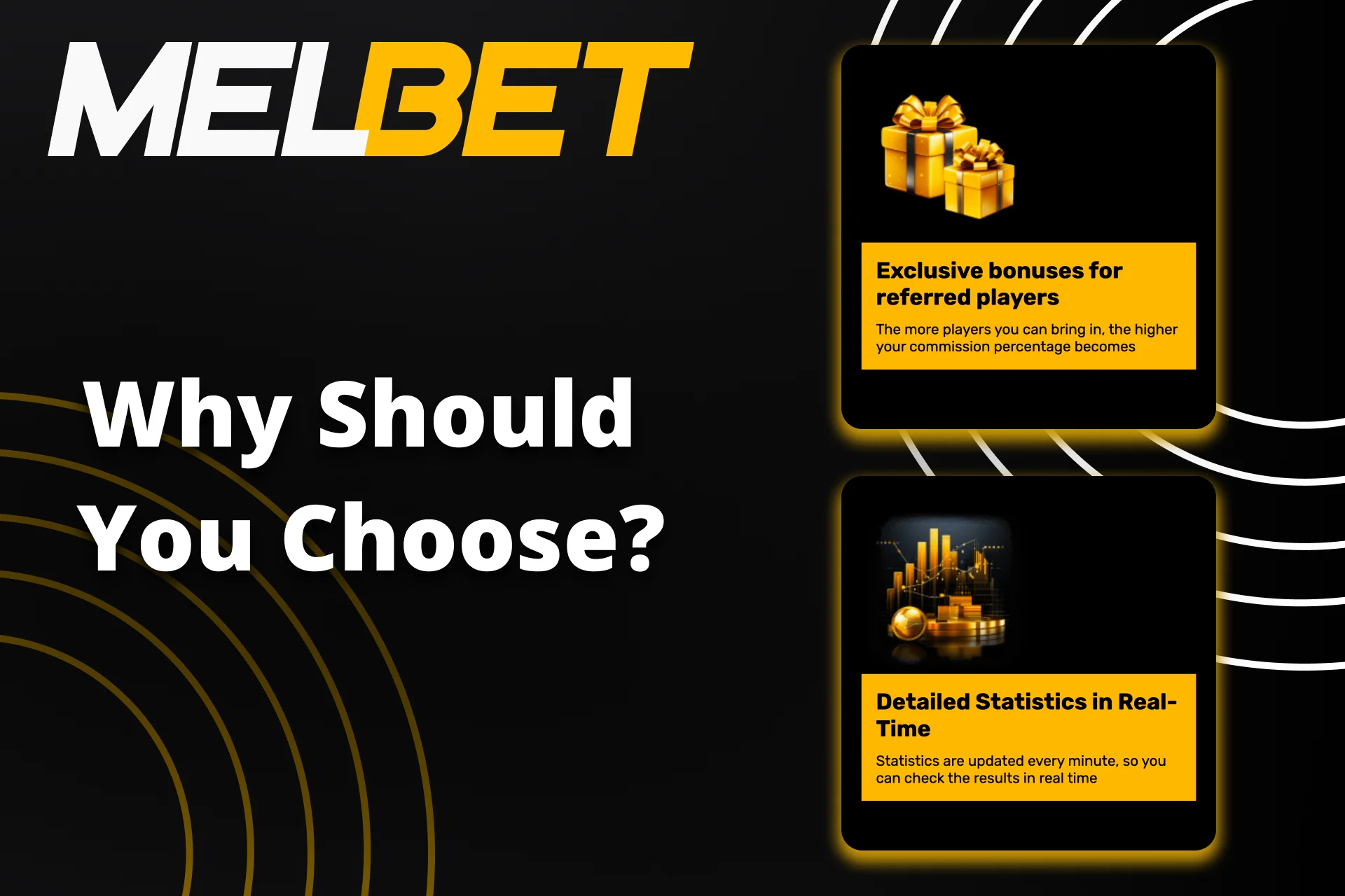 You will receive favorable conditions when choosing a bonus program from Melbet.